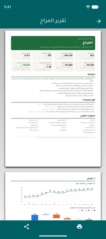 تقرير المراح PDF